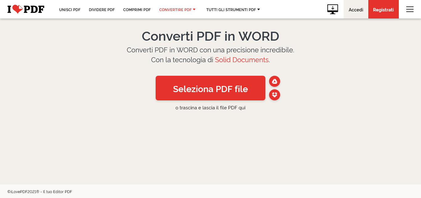 Convertitore Pdf Word Software Facili Da Usare Subito Addlance